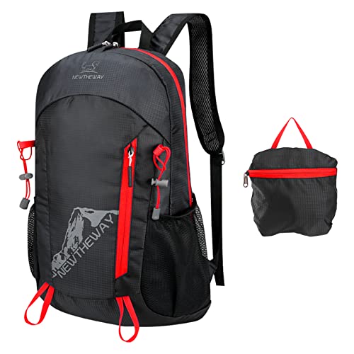 20L Mochila plegable Impermeable, Mochila ultraligera portátil . Mochila de senderismo Multifuncional informal para Exterior, Campamento, Montañismo