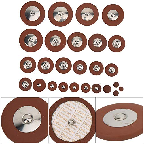 26pcs Sax Pad, Multi Size Sax Leather Almohadillas de Repuesto para Saxofón Alto