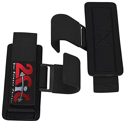 2Fit Your Fitness Partner Correas de elevación profesionales y correas de ganchos resistentes para un máximo agarre – Guantes de peso muerto y almohadillas de agarre alternativa en fitness gimnasio entrenamiento de potencia