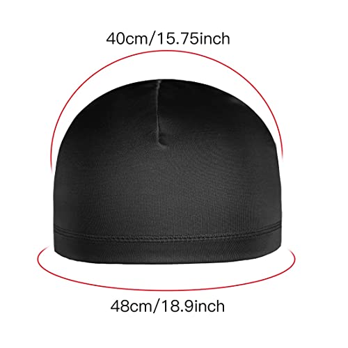 2Pcs Gorros Ciclismo Bajo Casco Skull Cap Hombre Sotocasco Bici Verano Gorro Bicicleta Cabeza Bajo Casco Transpirable Pañuelo Cabeza Ciclismo Gorros para Motociclismo Ciclismo