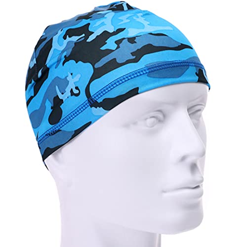 2Pcs Gorros Ciclismo Bajo Casco Skull Cap Hombre Sotocasco Bici Verano Gorro Bicicleta Cabeza Bajo Casco Transpirable Pañuelo Cabeza Ciclismo Gorros para Motociclismo Ciclismo