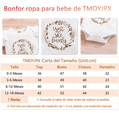 3 Piezas Conjunto Top y Pantalones Ropa Bebe Niña 0-3 meses Verano Algodon - Mono “isn't she lovely” + Pantalón Corto a Lunares + Banda de Pelo para 0-18 Meses Recien Nacido Niño (0-3 Meses, Amarillo)