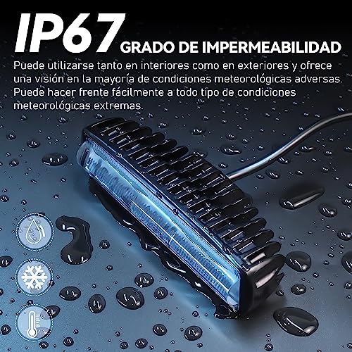 30W Luz LED Estroboscopica de Carretilla Elevadora Lateral MarcadorLuz Del Punto de Advertencia