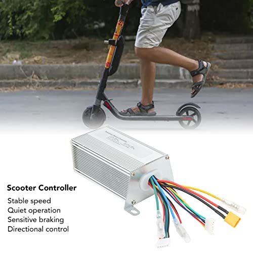 36V 16A 350W Controlador de Motor ESC sin Escobillas Controlador de Scooter Eléctrico Controlador de Motor de Bicicleta Eléctrica Controlador Silencioso para Motores sin