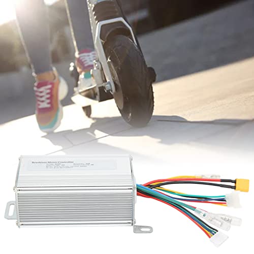 36V 16A 350W Controlador de Motor ESC sin Escobillas Controlador de Scooter Eléctrico Controlador de Motor de Bicicleta Eléctrica Controlador Silencioso para Motores sin