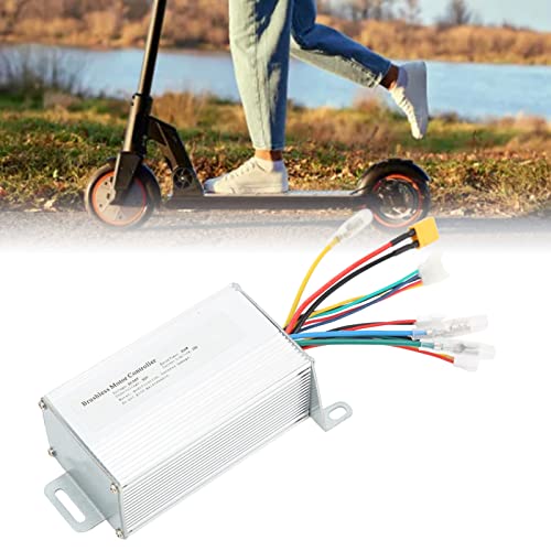 36V 16A 350W Controlador de Motor ESC sin Escobillas Controlador de Scooter Eléctrico Controlador de Motor de Bicicleta Eléctrica Controlador Silencioso para Motores sin