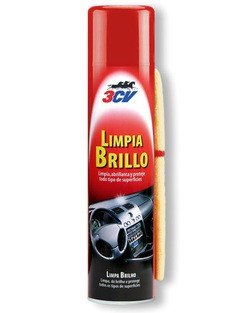 3CV Limpia Brillo Interiores 1000 ml. + Gamuza