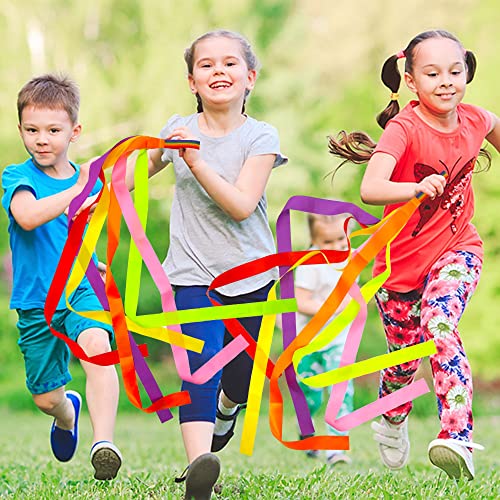 4 Pcs Cintas Arco Iris De Baile Banda Baile Bromas Banda Baile Rítmico Cintas Gimnasia Coloridas Niños Banda Rítmica Gimnasia Banda Baile Ballet Actividades Fiesta Jardín Infantes