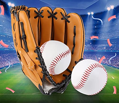 4 pelotas de béisbol cosidas a mano, béisbol suave, de 9 pulgadas, de poliuretano suave, pelotas de béisbol de béisbol, pelotas de béisbol, para adultos y jóvenes, juegos de béisbol profesionales