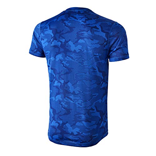 42K RUNNING - Camiseta técnica 42K MIMET Hombre Electric Blue Camouflage XS