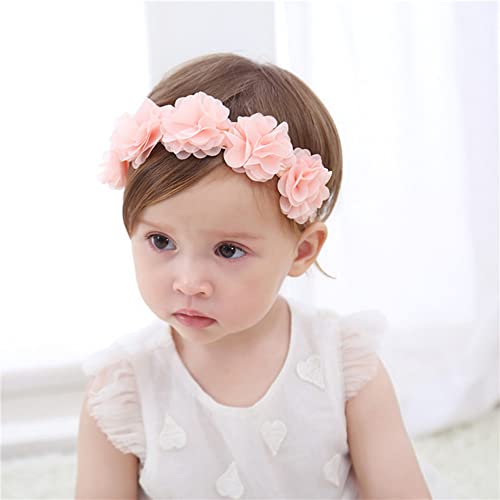 5 Piezas Diadema de Pelo para Bebé Cintas Florales Banda Para Cabeza para Niña, Niño Pequeño, Como Fiesta, Accesorios de Fotografía