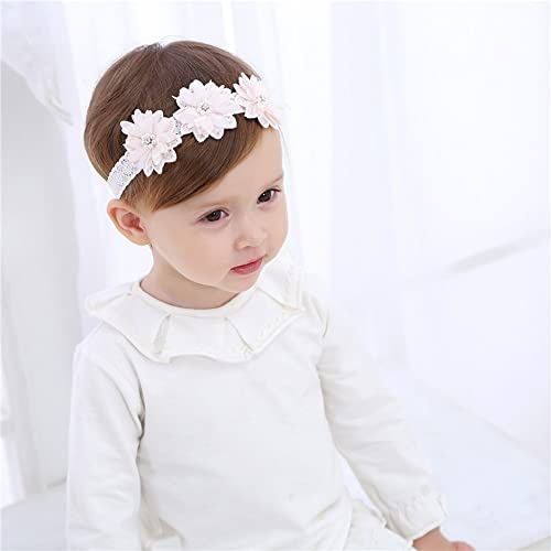 5 Piezas Diadema de Pelo para Bebé Cintas Florales Banda Para Cabeza para Niña, Niño Pequeño, Como Fiesta, Accesorios de Fotografía