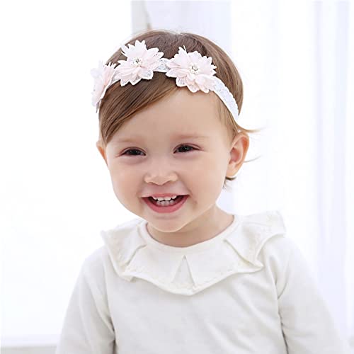 5 Piezas Diadema de Pelo para Bebé Cintas Florales Banda Para Cabeza para Niña, Niño Pequeño, Como Fiesta, Accesorios de Fotografía