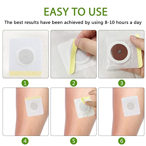 50 pcs Parche Adelgazante, Slimming Patches, Slim Weight Loss Sticker, Para Adelgazar y Perder Peso, Quema de Grasa Rápido y Seguro