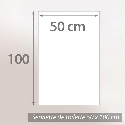 50 x 100 cm Toalla de baño Pure morado 550 G/m2