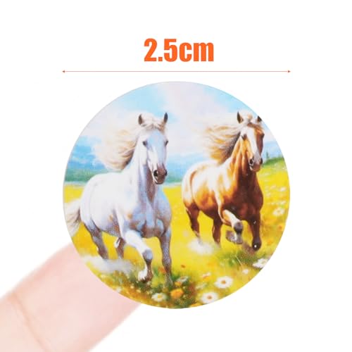 500pcs Pegatinas Caballos Pegatinas Aesthetic Decorativas para Ordenador Portátil Cuaderno Stickers Infantiles Pegatinas Niños para Regalo