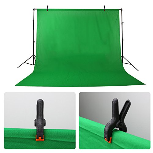 6 Clips de Estudio Fotográfico Abrazaderas de Resorte para Fotografía Telón de Fondo Soporte de Fondo Abrazaderas para Soporte de Fondo 6 Clips de Estudio Fotográfico