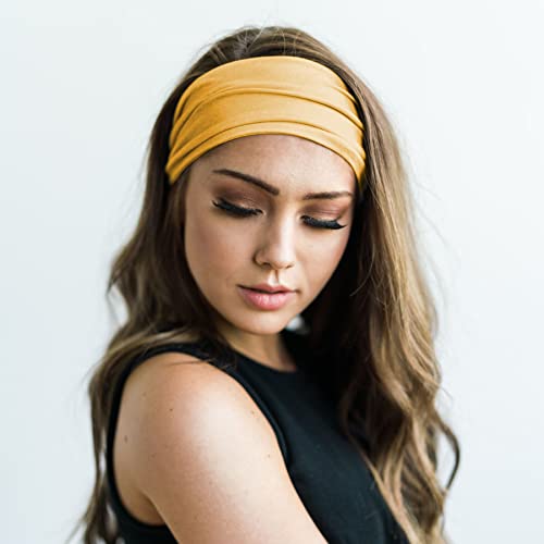 6 piezas de banda ancha elástica para mujeres, yoga, ejercicio, entrenamiento, gimnasio, algodón, turbante para mujeres, verano, accesorios para el cabello