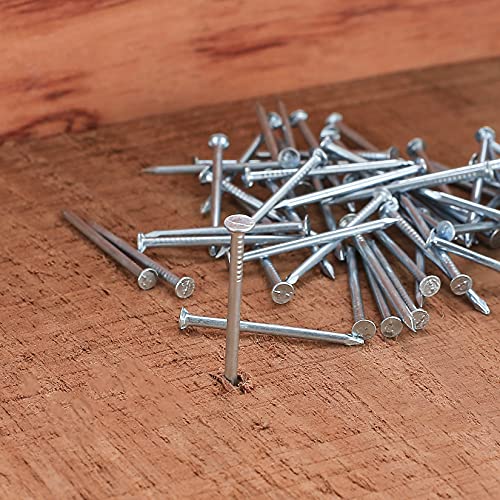 720 Piezas Surtido de Clavos para Madera, Clavo de Cabeza Redonda, Clavos Cemento para Pared Reparación Madera Bricolaje Colgar Cuadros Marco Espejo Construcción Hogar (plata)