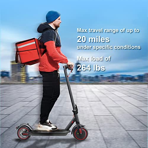 8.5" Patinete eléctrico Plegable de aleación, Conexión App Móvil,30Km de autonomía, batería 387 WH, Carga máxima 120KG