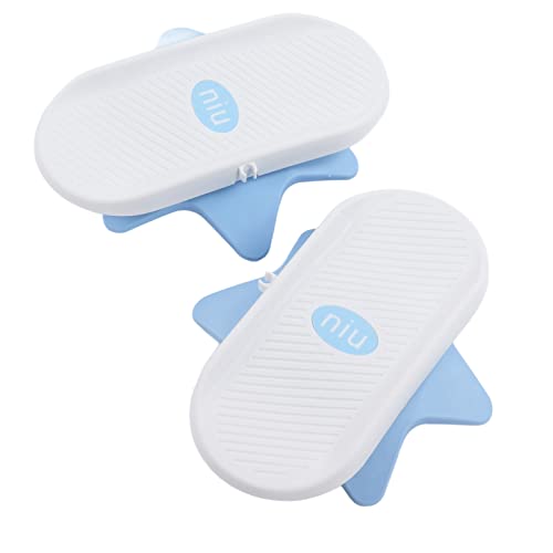 Ab Twister Board, 2 Piezas Disco de Torsión de Cintura Ab Core Twister Tabla de Ejercicios, Separada Twisting Stepper Placa de Tabla de Ejercicios para Ejercicios Aeróbicos Entrenamiento de(Azul)