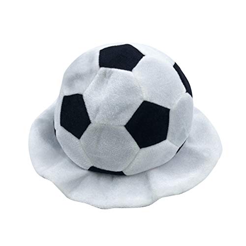 ABOOFAN Sombrero en Forma de fútbol Creativo para Fiestas con Estilo de abanicos Deportivos, Suministros para Fiestas, Regalos para Hombres y Mujeres (tamaño Medio)