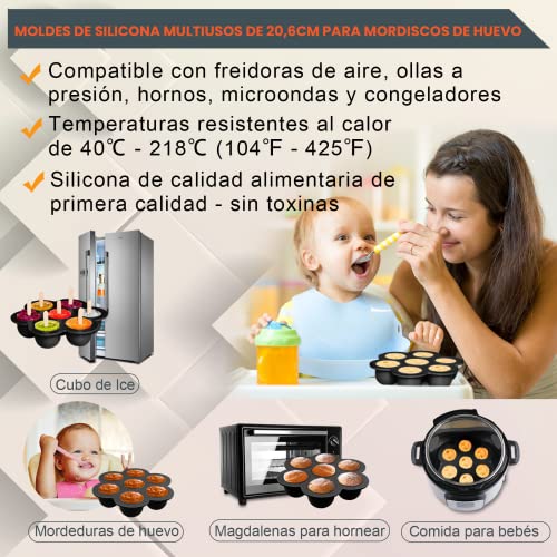 Accesorios freidora sin aceite para COSORI 5,5L y Cecotec 6L, adecuados para air fryer cuadrada, utensilios molde, Sin BPA