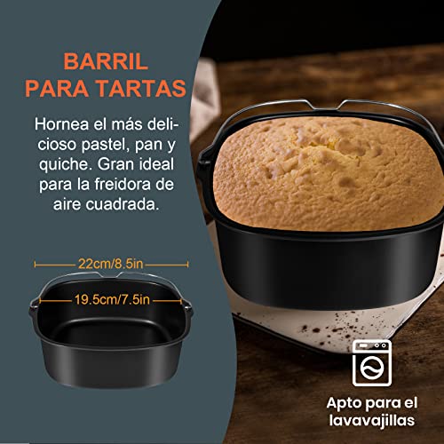 Accesorios freidora sin aceite sólo son adecuados para la freidora de aire COSORI 5,5L, accesorios freidora de aire 5,5 litro xxl utensilios molde airfryer air fryer accessories