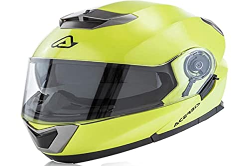 Acerbis Serel Casco Modural, Hombre, Amarillo, Large