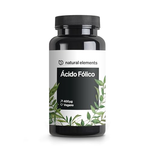 Ácido fólico – 400 comprimidos – 400 mcg por dosis diaria – fertilidad y embarazo – vegano, alta dosificación, sin aditivos innecesarios – producido y probado en laboratorio en Alemania