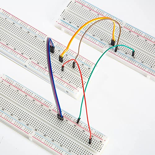 Actecom Cable Dupont 40 Pines Cable Alambre Puente Dupont 40 Pines Cables Puente para Placas Prototipo Cables Puente para Arduino Raspberry Pi Cable Breadboard (Hembra - Macho)