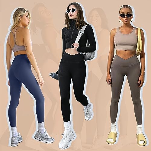 ACTINPUT Leggings Mujer Fitness Pantalones de Yoga Elásticos Push Up Deporte Cintura Alta Mallas Pantalones Deportivos Leggins con Control de Abdomen para Running Fitness Yoga y Pilates