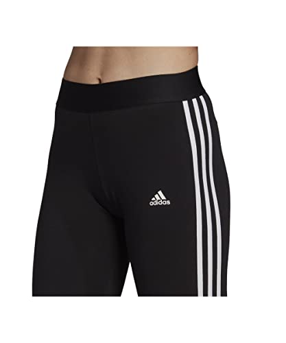 adidas 3 Stripes Leggings, Mujer, Black/White, XXS