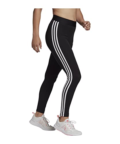 adidas 3 Stripes Leggings, Mujer, Black/White, XXS