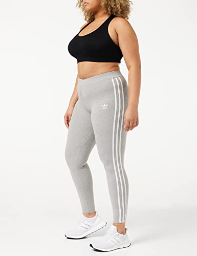 adidas 3 Stripes Tight Leggings, Women's, Medium Grey Heather, 40