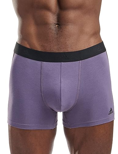 adidas Active Flex Cotton 3 Stripes Trunk (3PK) Ropa Interior, Multicolor, XL para Hombre