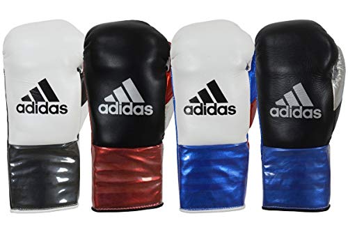 adidas AdiStar BBBC - Guantes de boxeo para competición, color negro /rojo, tamaño 230 ml