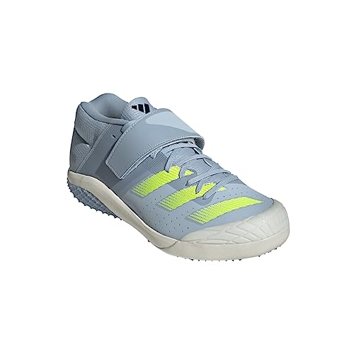 adidas Adizero Javelin, Shoes-Low Unisex Adulto, Wonder Blue/Lucid Lemon/Arctic Night, 50 2/3 EU