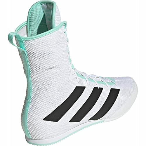 adidas Box Hog 3, Boxing Shoe Unisex Adulto, Cloud White/Shadow Navy/Sky Rush, 38 2/3 EU