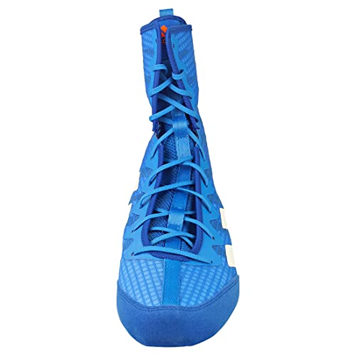 adidas Box Hog 4, Sneaker Unisex Adulto, Team Royal Blue/Off White/Impact Orange, 44 2/3 EU