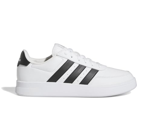 adidas Breaknet 2.0 Shoes, Zapatillas Mujer, Ftwr White Core Black Silver Met, 39 1/3 EU