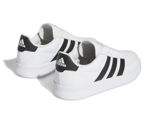 adidas Breaknet 2.0 Shoes, Zapatillas Mujer, Ftwr White Core Black Silver Met, 39 1/3 EU