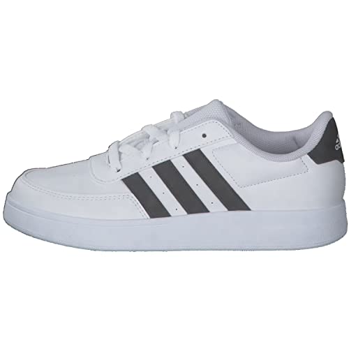 adidas Breaknet Lifestyle Court Lace, Zapatillas deportivas Unisex niños, Ftwr White/Core Black/Core Black, 38 EU