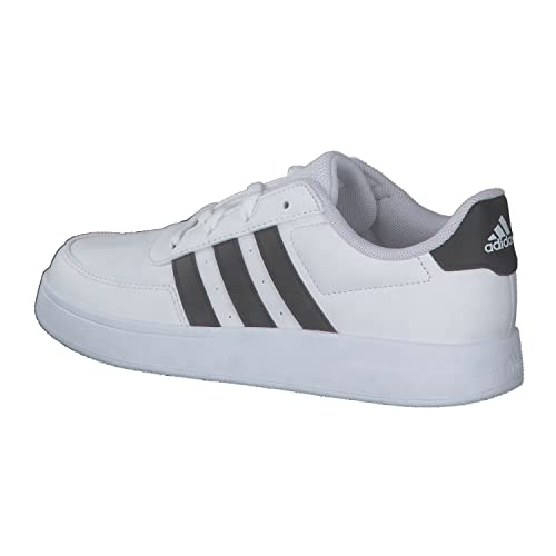 adidas Breaknet Lifestyle Court Lace, Zapatillas deportivas Unisex niños, Ftwr White/Core Black/Core Black, 38 EU