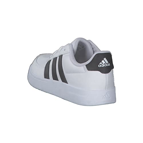 adidas Breaknet Lifestyle Court Lace, Zapatillas deportivas Unisex niños, Ftwr White/Core Black/Core Black, 38 EU