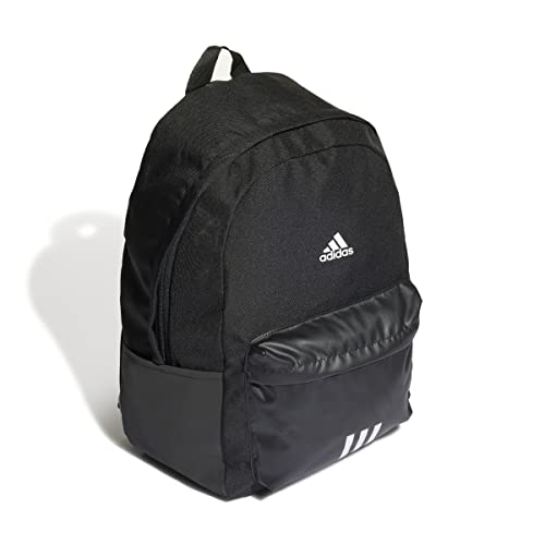 adidas Classic Badge of Sport 3-Stripes Backpack Sports, Unisex Adulto, Black/White, 1 Plus