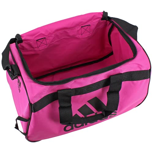 adidas Diablo - Bolsa de Lona (tamaño pequeño, Talla única), Color Rosa y Negro