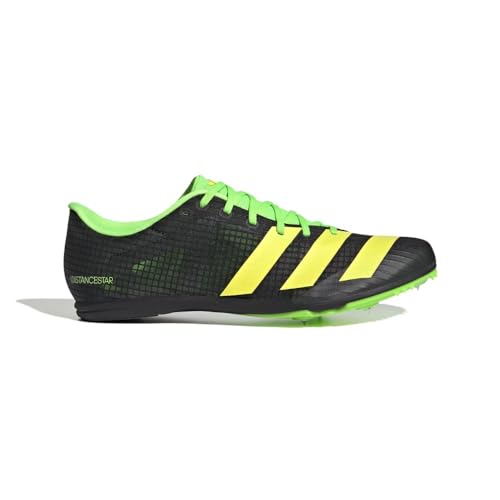 adidas Distancestar, Zapatillas con Clavos Hombre, NEGBÁS/AMAHAZ/Versol, 46 EU