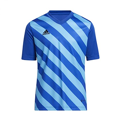 adidas Entrada 22 Graphic Jersey T-Shirt, Unisex Kids, Team Royal Blue/App Sky Rush, 910A