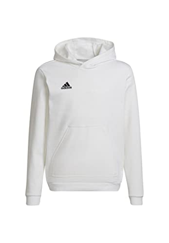 adidas Entrada 22 Sweat Hoodie Sudadera con Capucha, Hombre, White/Black, M